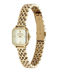 Olivia Burton Women's Grosvenor Mini Gold Tone Bracelet Watch, 20mm