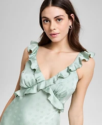 And Now This Women's Crisscross Ruffled Slip Dress, Exclusively at Macy's