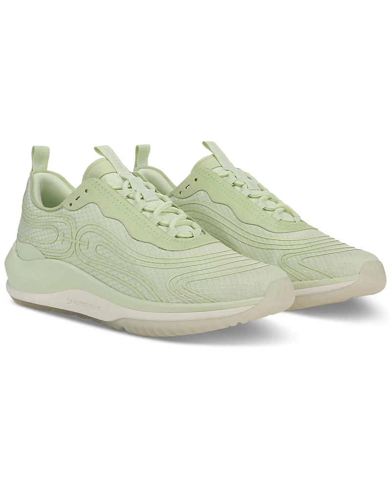 Sam Edelman Women's Miles Mixed-Media Lace-Up Sneakers