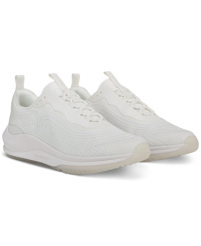 Sam Edelman Women's Miles Mixed-Media Lace-Up Sneakers