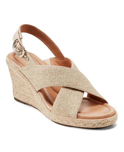 Easy Spirit Women's Ariane Espadrille Wedge Sandals