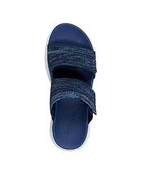 Easy Spirit Women's Dashtyn Double Band Lightweight Slip-On Sandals