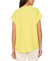 Vince Camuto Women's V-Neck Cap-Sleeve Top