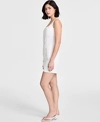 Bar Iii Women's Sleeveless Sweetheart Cargo Mini Dress, Exclusively at Macy's