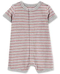 Carter's Baby Boys Crab Striped Short-Sleeve Romper