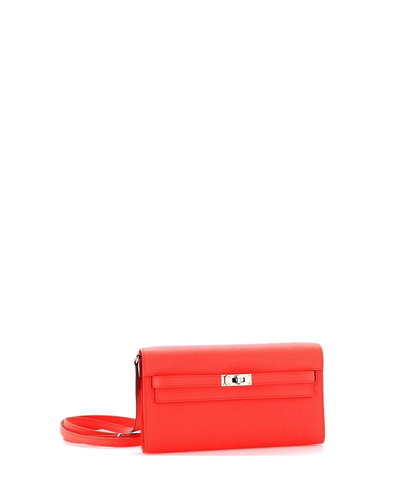 Pre-Owned Hermes Kelly To Go Wallet Epsom