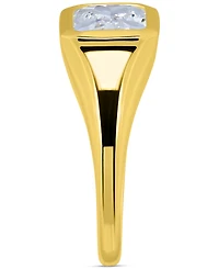 Giani Bernini Cubic Zirconia Bezel Solitaire Ring Sterling Silver, Exclusively at Macy's (Also Available 18k Gold-Plated Silver)