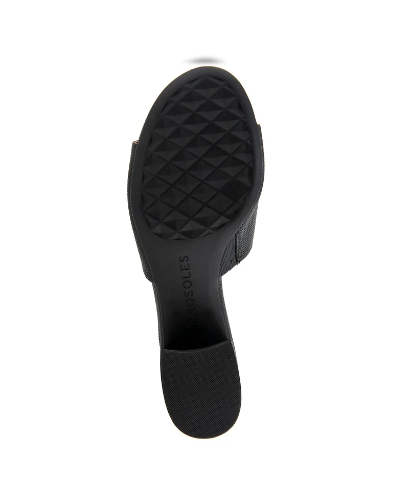 Aerosoles Women's Como Round Toe Slide Sandals