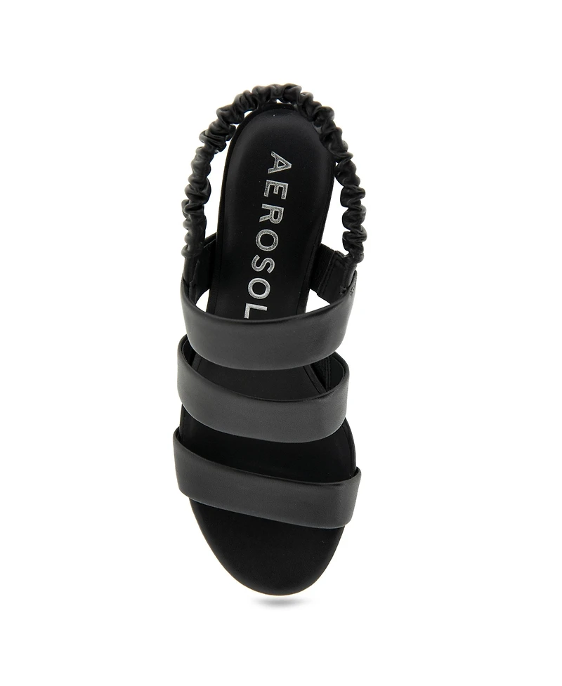 Aerosoles Women's Clarissa Round Toe Slingback Sandals