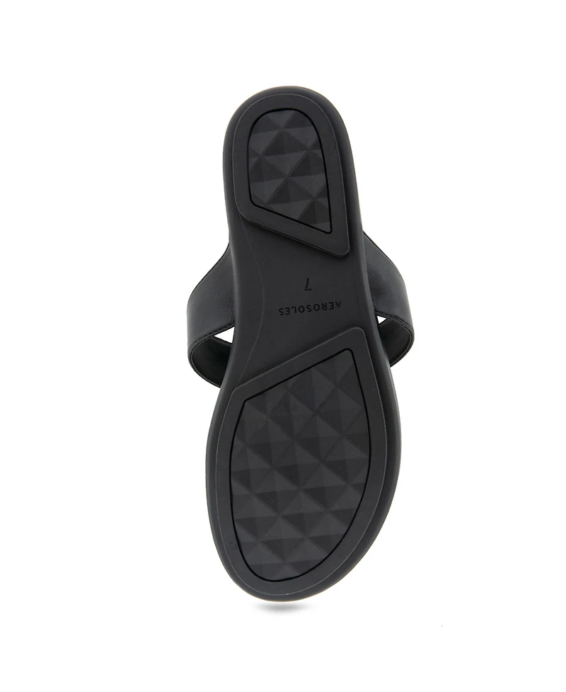 Aerosoles Women's Fallon Round Toe Thong Sandals