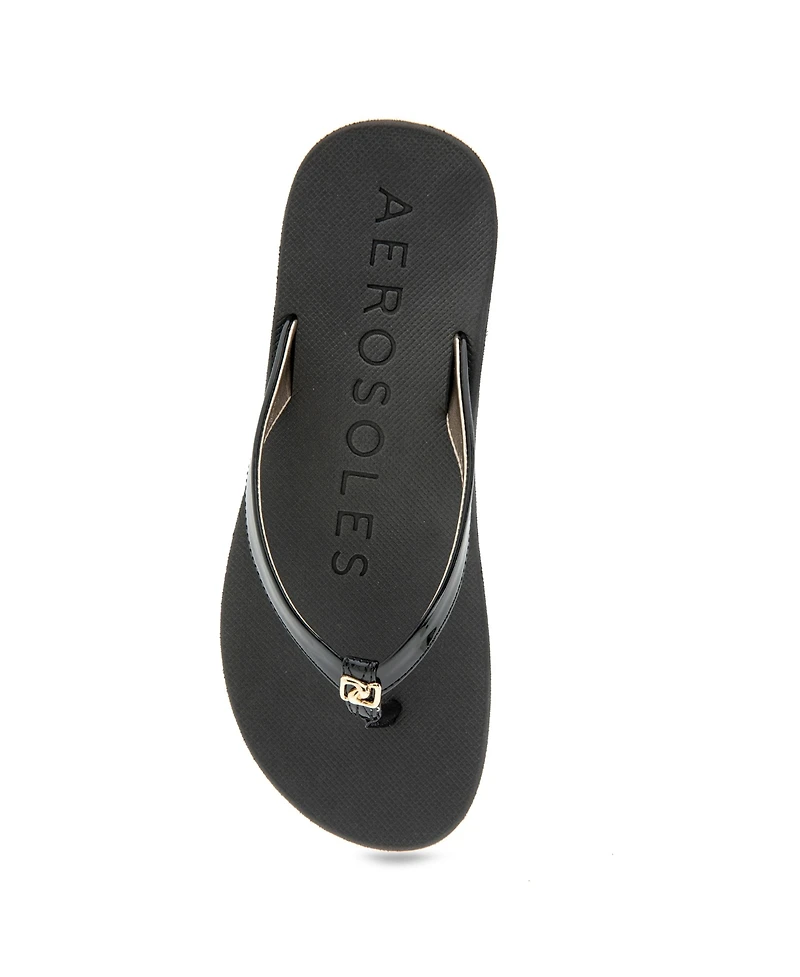 Aerosoles Women's Jace Round Toe Thong Sandals