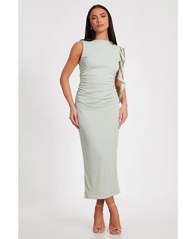 Quiz Women's Jersey Frill Detail Midi Dress