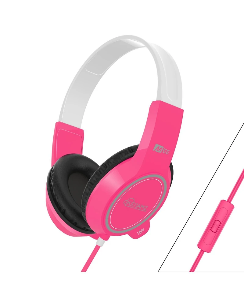 Mee audio KidJamz KJ35 (3 Pack) 3.5mm Kid's Headphones w/ Inline Microphone