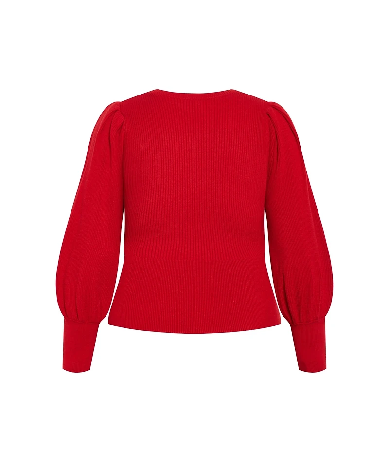 Plus Jojo Rib Sweater