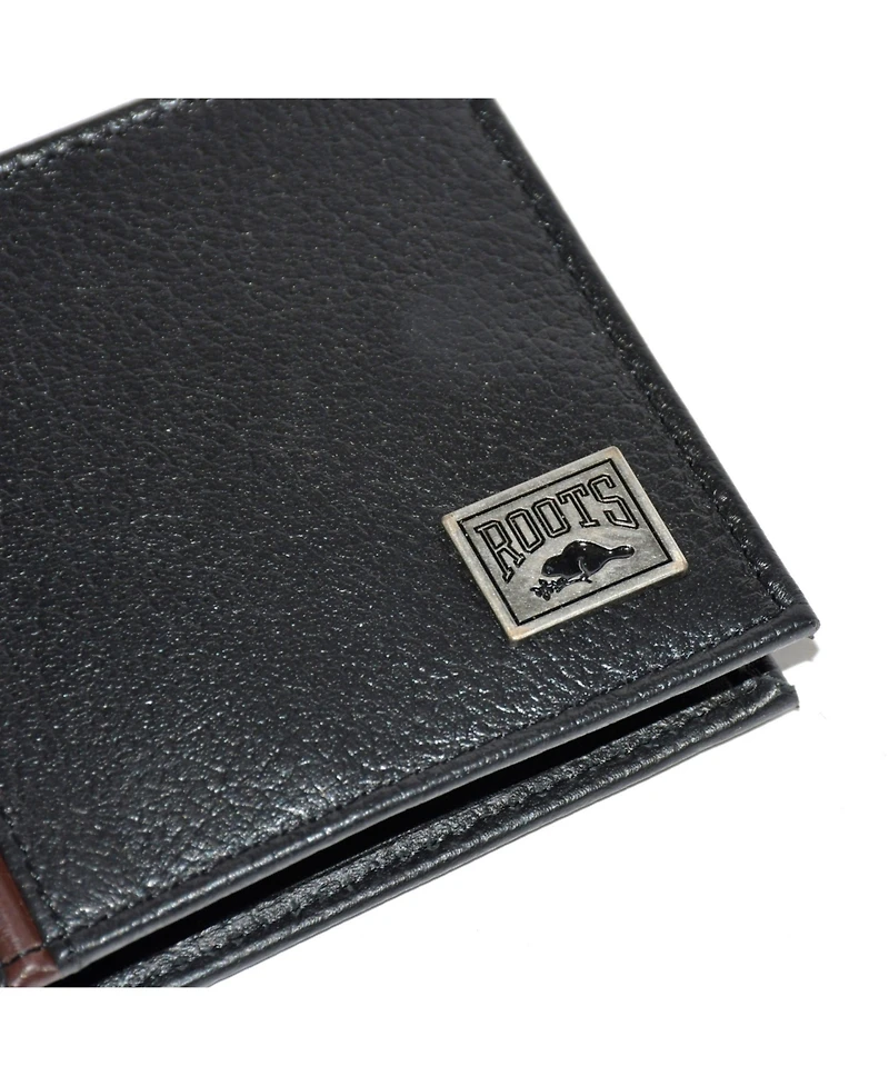 Roots Men's Men Slim Wallet with Top Flap