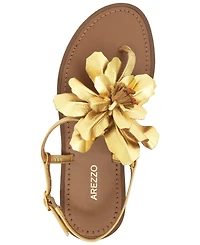 Arezzo Women's Daisy Buckle Flat Sandals