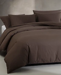 Closeout! Calvin Klein Washed Percale Solid 2-Pc. Comforter Set, Twin/Twin Xl