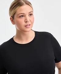 Id Ideology Plus Essential Cotton Short-Sleeve T-Shirt, Exclusively at Macy's