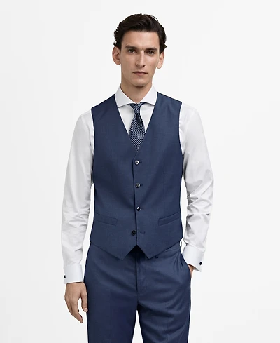 Mango Men's Slim-Fit Suit Vest