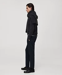Mango Men's Slim-Fit Tapered Crop Chino Pants