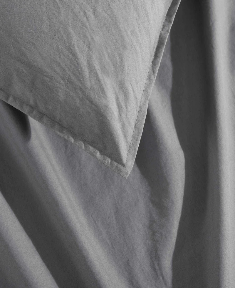 Calvin Klein Washed Percale Solid 2-Pc. Comforter Set, Twin/Twin Xl