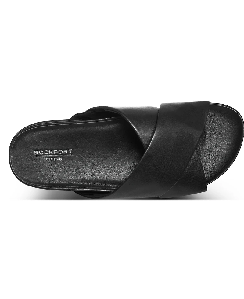 Rockport Women's Leia Open Toe Casual Flat Sandals