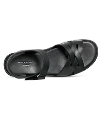 Rockport Women's Amira Strappy Open Toe Casual Wedge Sandals