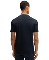 Boss by Hugo Men's Collar Stripe Slim-Fit T-Shirt