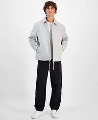 Hugo by Hugo Boss Men's Baks Snap-Front Coach Jacket