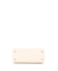 Pre-Owned HERMES Kelly 25 Handbag Light Swift with Palladium Hardware