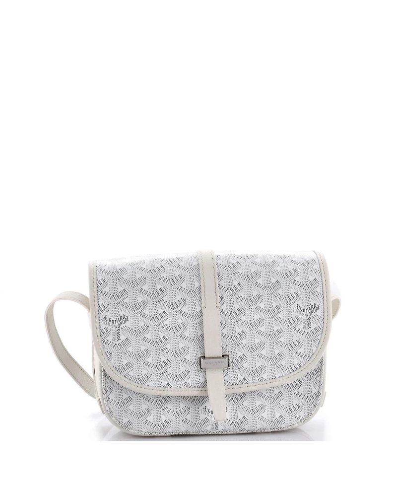 Pre-Owned Goyard Pm Belvedere Ii Messenger Bag Coated Canvas