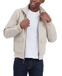 Michael Kors Men's Solid-Color Stand-Collar Hipster Jacket