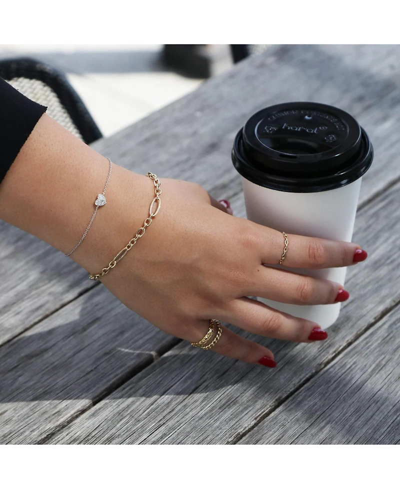 The Lovery Oval Link Ring 14K Yellow Gold