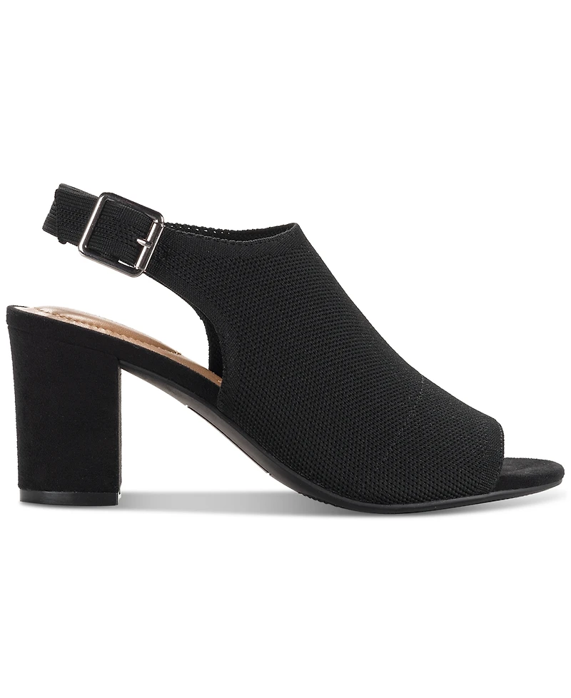 Style & Co Women's Peyyton Slingback Knit Dress Shooties, Exclusively at Macy's