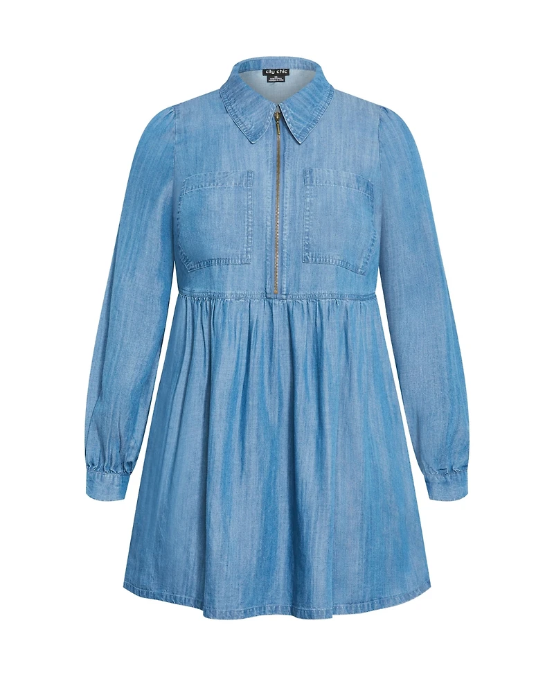 City Chic Plus Brayden Mini Dress