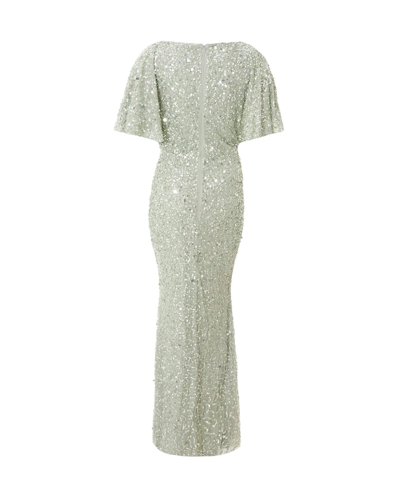 Quiz Women's Sequin Batwing Maxi Dress