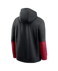 Nike Men's Black/Cardinal Usc Trojans 2024 Sideline Club Pullover Hoodie