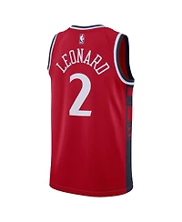 Jordan Men's and Women's Kawhi Leonard Red La Clippers 2024/25 Swingman Jersey - Statement Edition