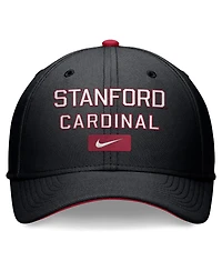 Nike Men's Black Stanford Cardinal Primetime Rise Swoosh Flex Hat