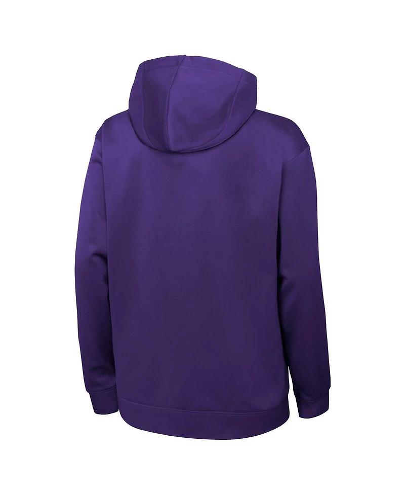 Nike Youth Purple Phoenix Suns Performance Practice Spotlight Pullover Hoodie