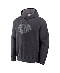 Fanatics Men's Black Chicago Blackhawks Made Canada Pullover Hoodie