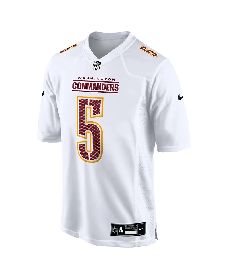 Nike Men's Jayden Daniels Tundra White Washington Commanders Fashion Jersey