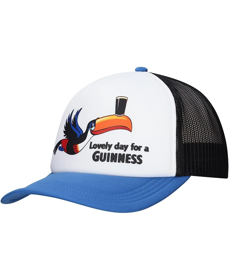 Lids Men's White Guinness Foam Trucker Adjustable Hat