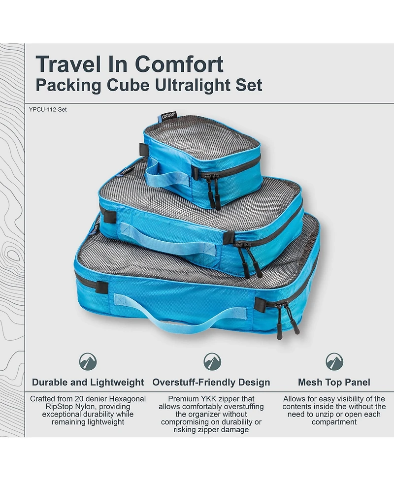 Cocoon - Premium Packing Cube Ultralight Set