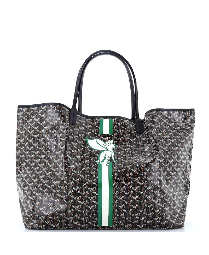 Pre-Owned Goyard Gm Saint Louis Tote Printed Coated Canvas