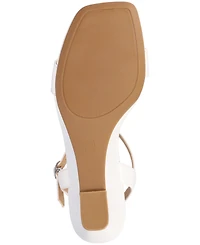 Journee Collection Women's Clayr Ankle Strap Wedge Sandals