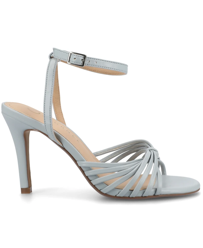 Journee Collection Women's Vanita Stiletto Strappy Dress Sandals