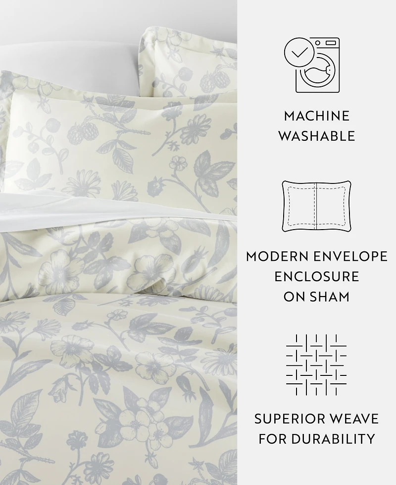 ienjoy Home Lucid Dreams Patterned Duvet Cover Set, King/California King
