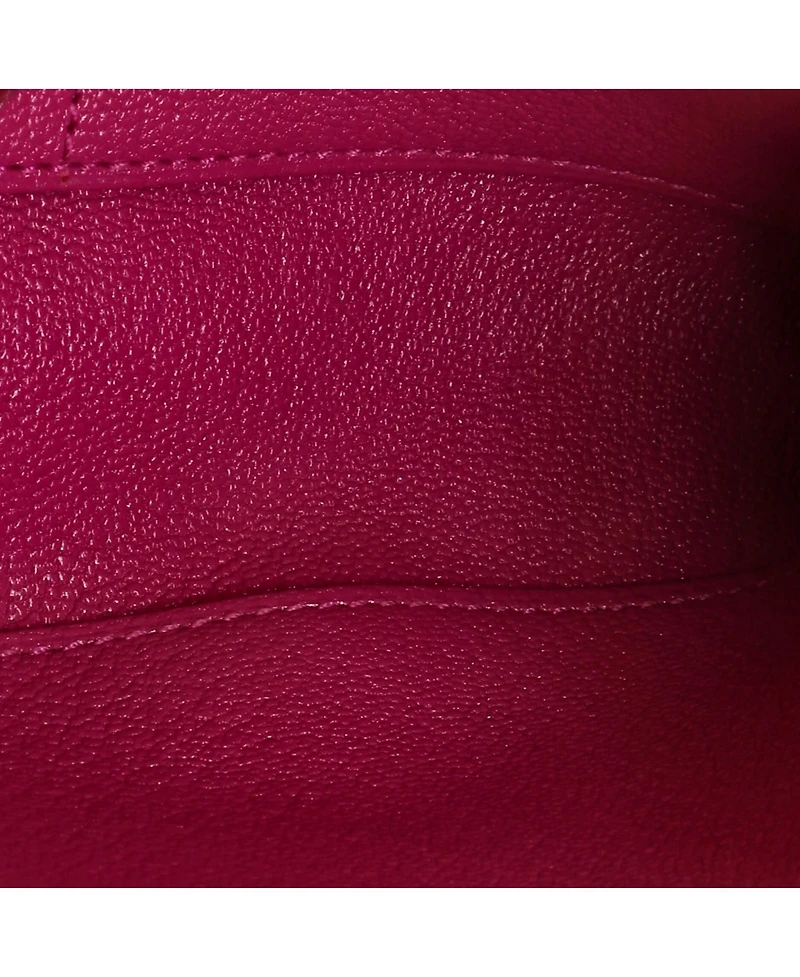Pre-Owned HERMES 16 Clic Wallet on Strap Chevre Mysore