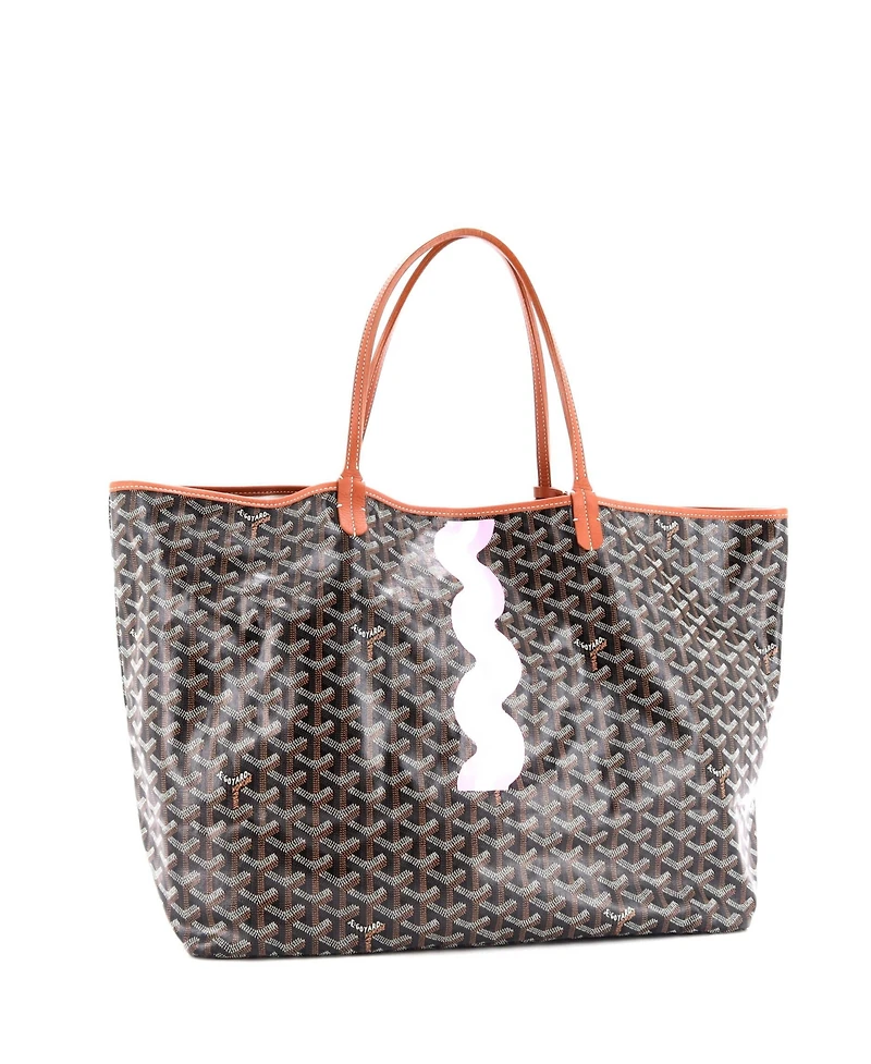 Pre-Owned Goyard Gm Saint Louis Tote Printed Coated Canvas